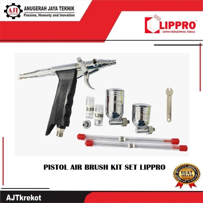 Pistol Air Brush / Penbrush Airbrush Kit Set Lippro