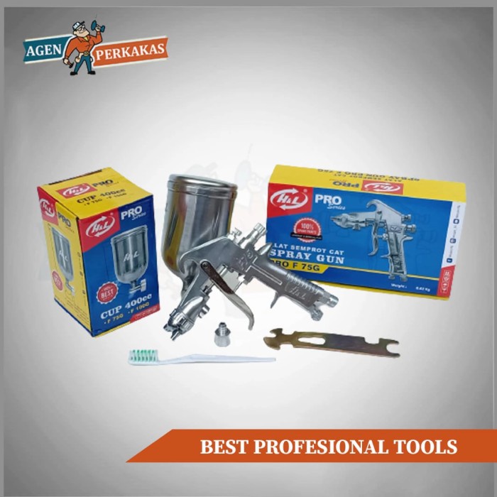HL spray Gun H&L pro F-75 TA semprotan cat H&L F-75