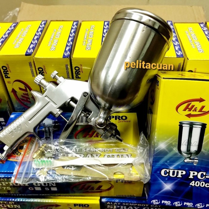 Spray Gun F75 HL Spraygun F 75 400cc Tabung Atas