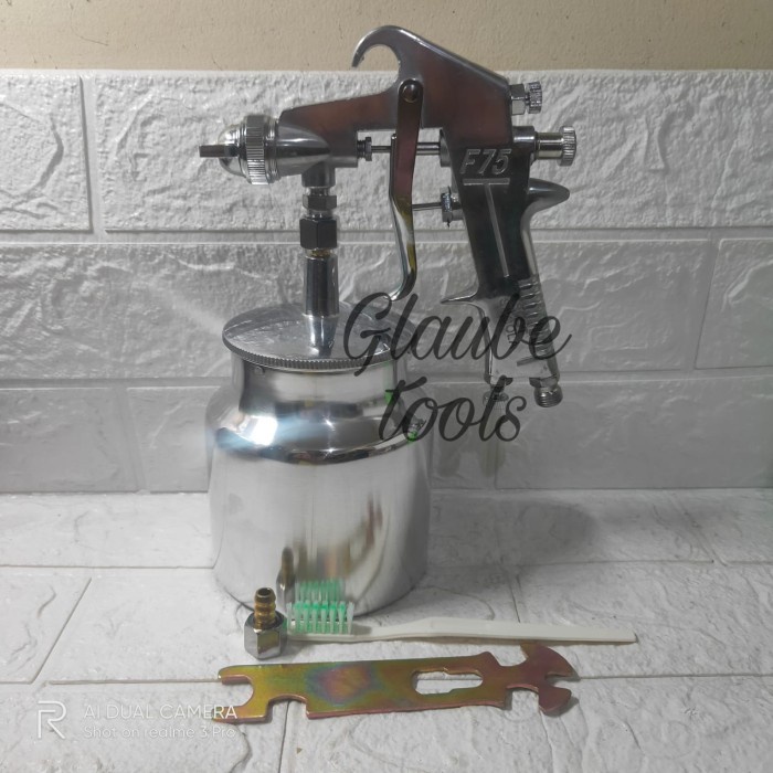 F75 S Tabung Bawah Spray Gun 75 Tabung Bawah Semprotan Cat Spet Cat