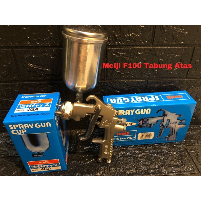 spray gun f100 meiji tabung atas/semprotan cat f-100/spit/spet