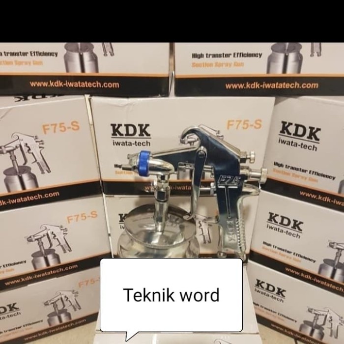 SPRAY GUN F75-S TABUNG BAWAH SPRAY GUN F75 S TABUNG BAWAH KDK JAPAN