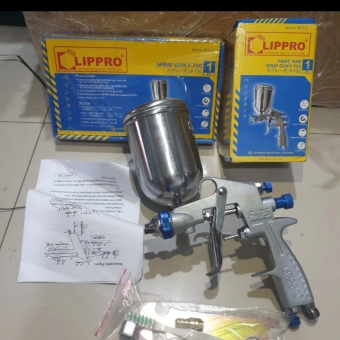 LIPPRO Spray Gun F75G Tabung Atas Spray Cat Lippro F75G F75G