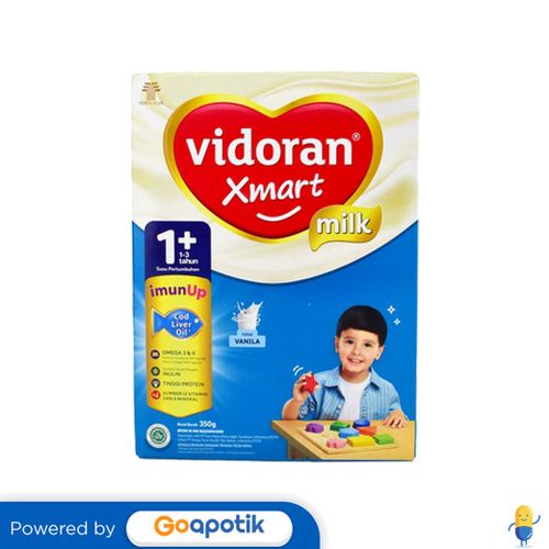 

VIDORAN XMART 1+ USIA 1 - 3 TAHUN RASA VANILA 350 GRAM BOX