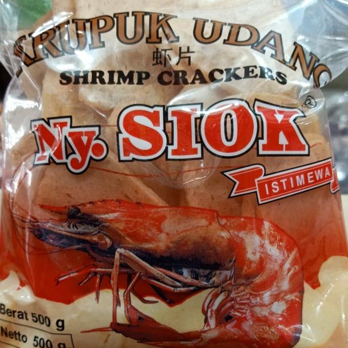 

Krupuk Udang Ny.Siok Oval 500gram