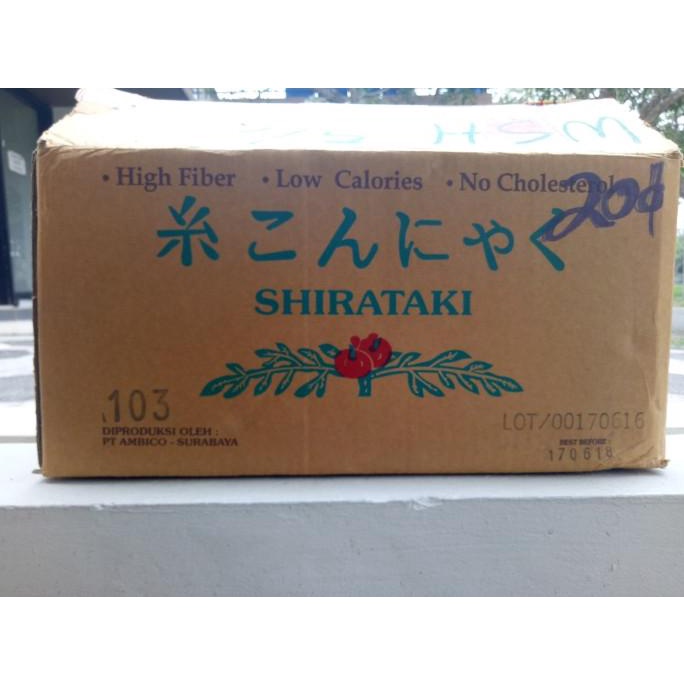 

Mie Shirataki Hijau 1 dus(25pcs x 200g)
