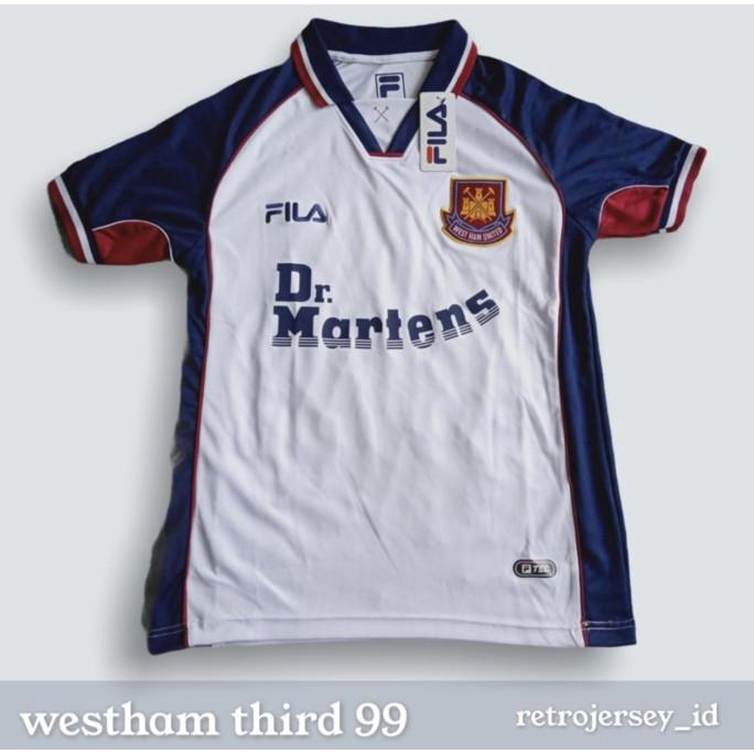 Jersey Westham Away 99 Retro