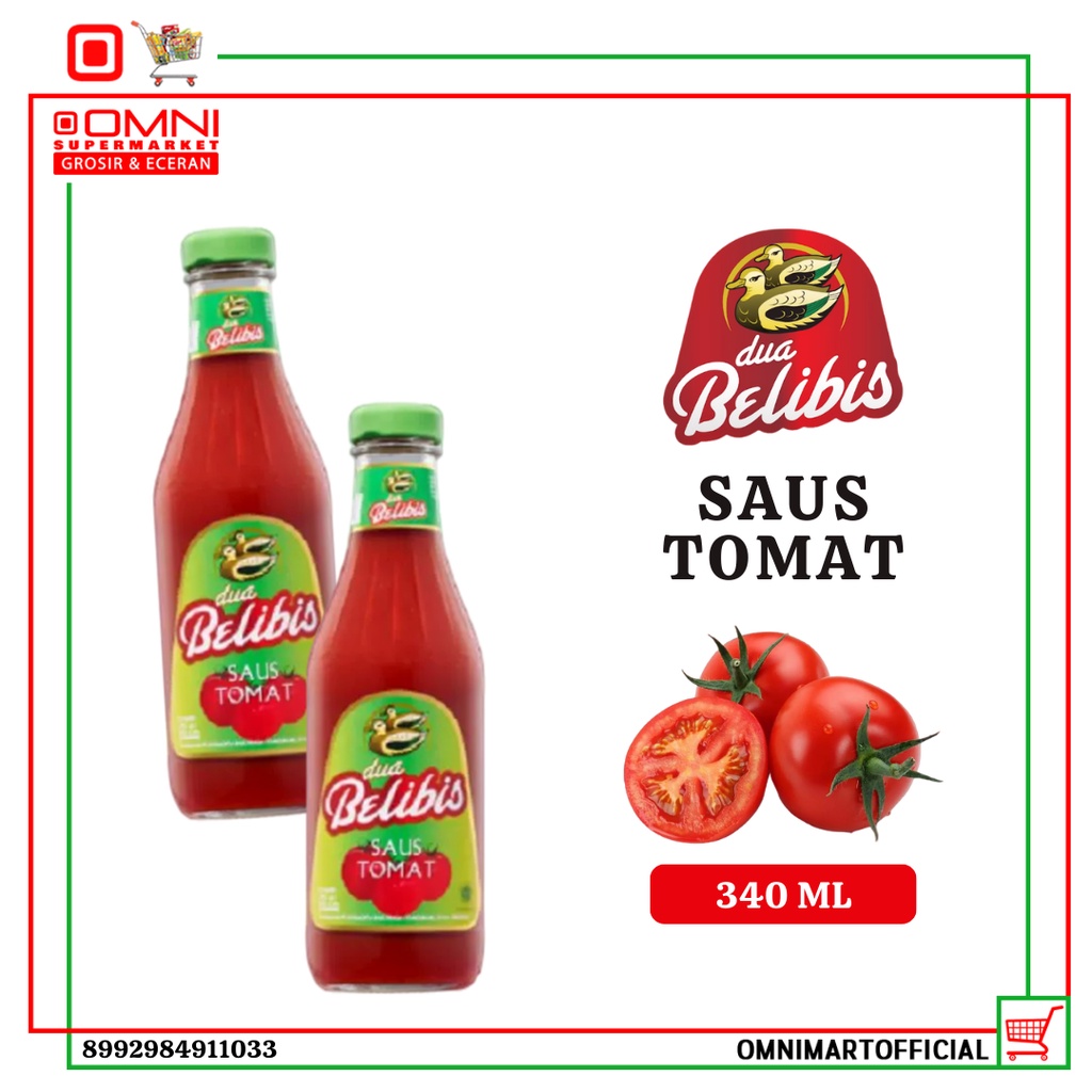 

DUA BELIBIS SAOS TOMAT 340 ml