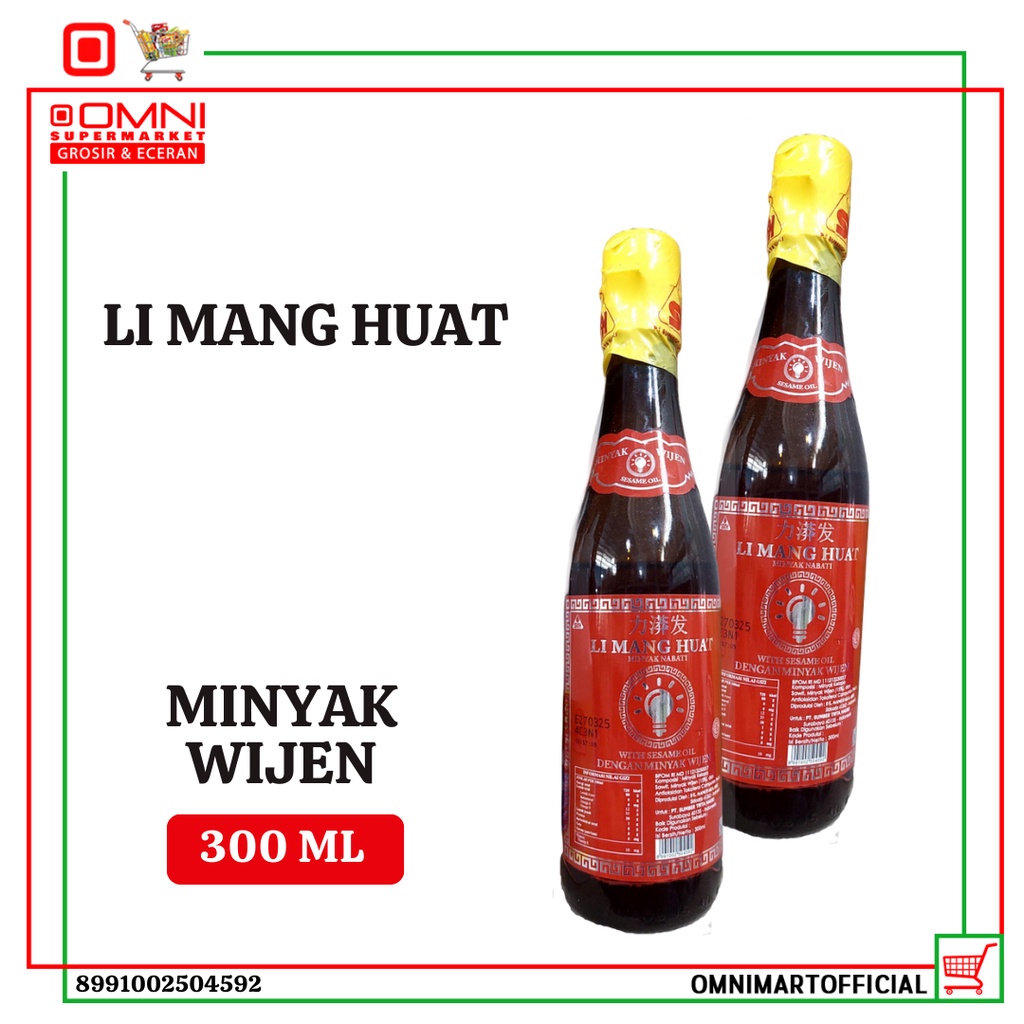 

LI MANG HUAT MINYAK WIJEN 300 ML