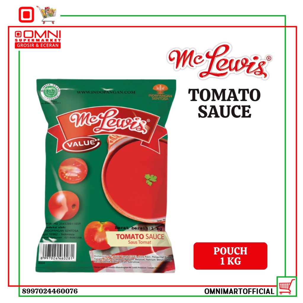 

MC LEWIS TOMATO KTCHP pouch 1 KG