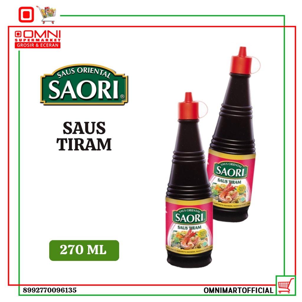 

SAORI SAUS TIRAM BTL 270 ML