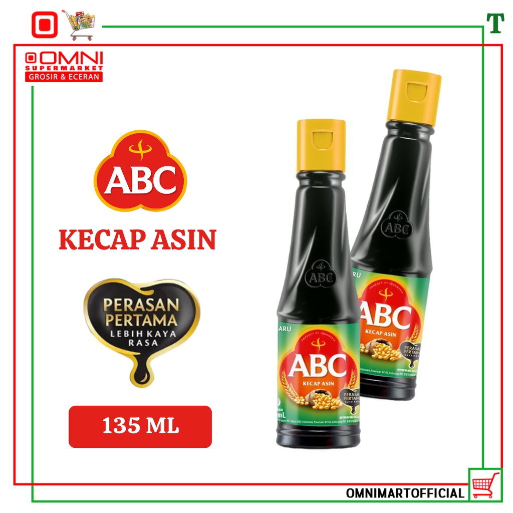 

T - ABC KECAP ASIN BOTOL 135 ML