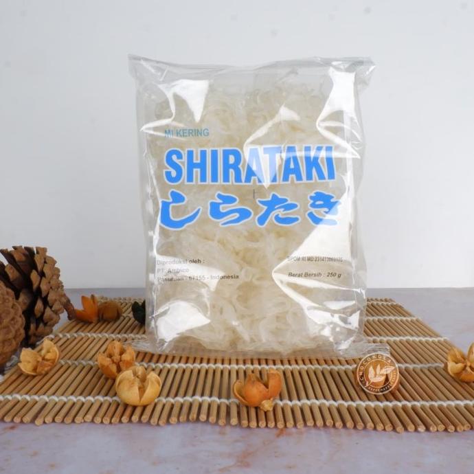 

Dry Shirataki - Mie Kering Shirataki 1 dus (50pcs 250 gram)