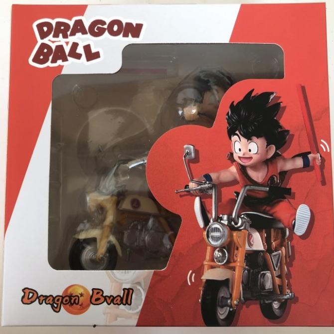 PVC ACTION FIGURE DRAGONBALL SON GOKU MASTER ROSHI BIKE VER