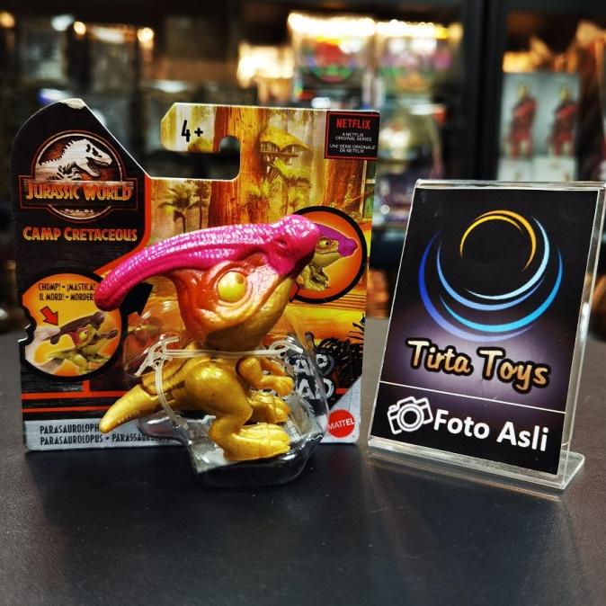 MATTEL SNAP SQUAD WAVE 7 PARASAUROLOPHUS METALIK CAMP CRETACEOUS