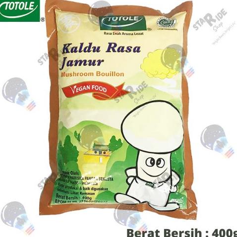 

Penyedap Bumbu Totole Kaldu Rasa Jamur Vegan Food 400 gram gr g