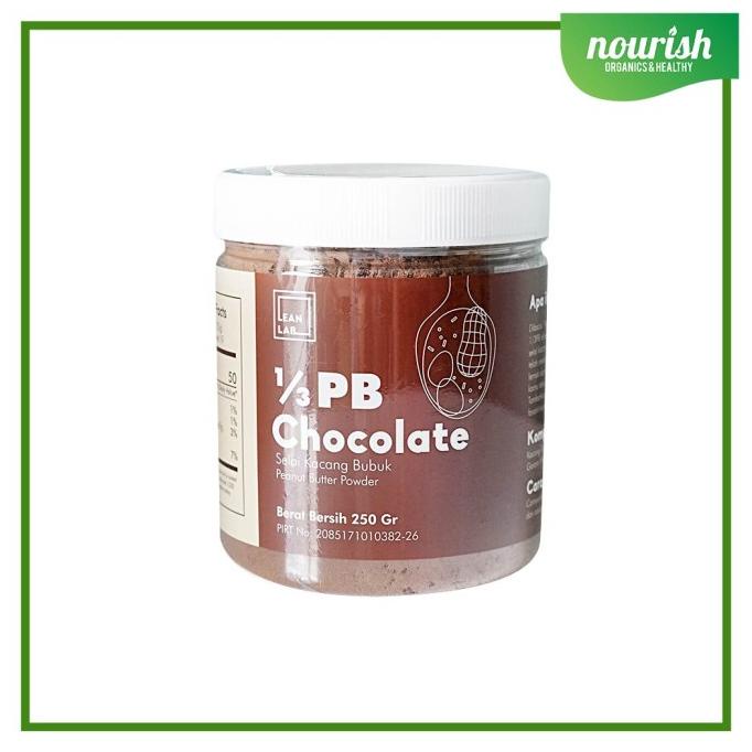 

Selai Kacang Bubuk 1/3 PB Lean Lab Cokelat 250g
