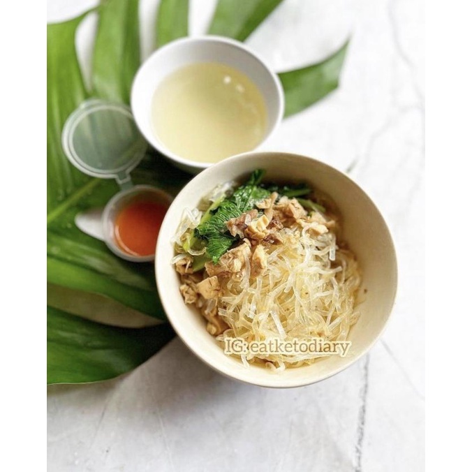 

Mie Bihun Shirataki Keto Makanan Ketofastosis DEBM EatKetoDiary