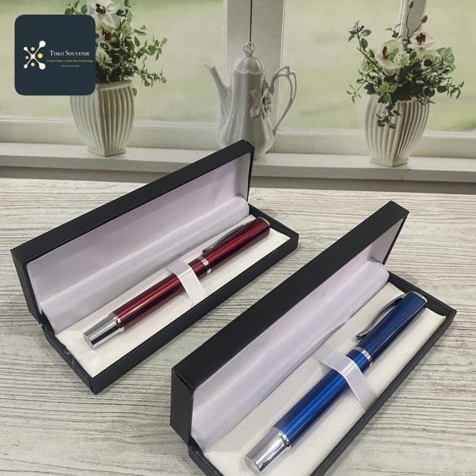 

Pulpen Pen FREE Grafir Cetak Nama | Bolpoin Gel Bonus Nama dan Kotak