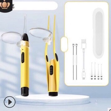 ➽ KOREK KUPING PINSET PROFESIONAL LAMPU KACA PEMBESAR USB ●