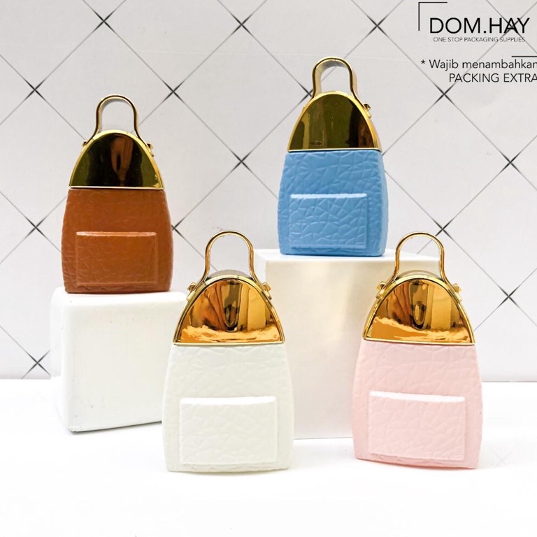 ㅋ 30ml Botol Parfum Kaca Bag Pack MCM Luxury Parfume Spray Kosong Isi Ulang Perfume Mist Refill Arom