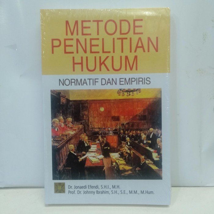 

Terlaris Buku Metode Penelitian Hukum Normatif Dan Empiris