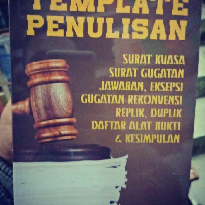 

Terlaris Template Penulisan Surat Kuasa Surat Gugatan