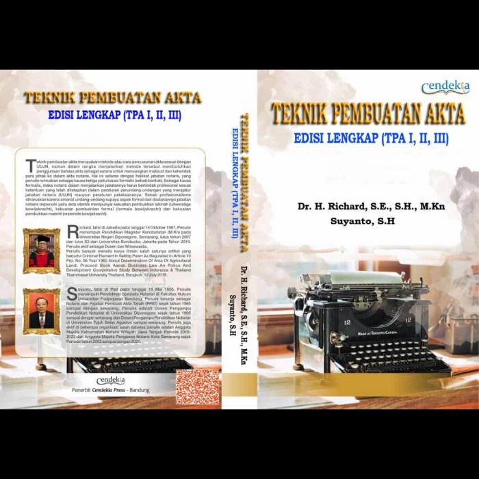 

Baru Buku Teknik Pembuatan Akta Edisi Lengkap