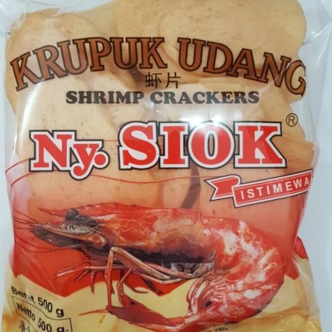 

KRUPUK UDANG. OVAL. NY. SIOK. ISTIMEWA. 500 GRAM