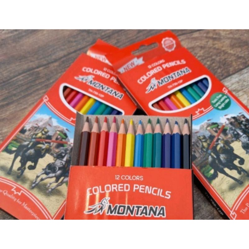 

(1pcs)Pulas Warna/Pencil/Pensil Warna Montana 12 Warna/Montana Colour Pencil
