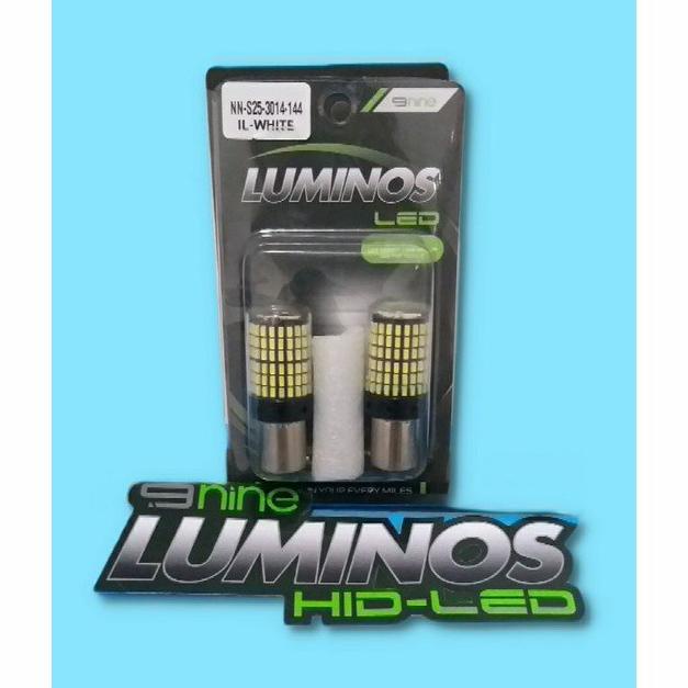 Lampu LED Sein BAYONET Mobil S25 144 titilk CANBUS ORI LUMINOS