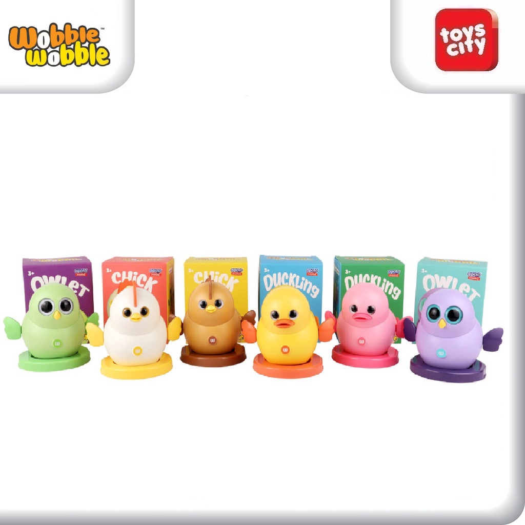 Apolo Wobble-Wobble Pre-School Mainan Cute Hewan Anak Ayam Lucu Gemas