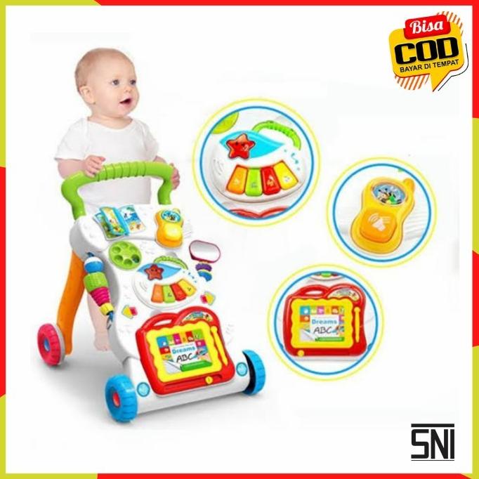 KADO MAINAN BAYI LAKI LAKI PEREMPUAN 7 9 BULAN 1 TAHUN BABY WALKER