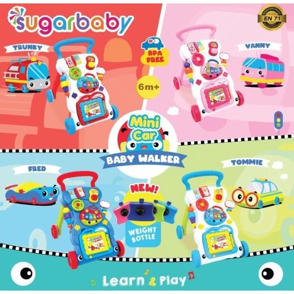 SUGAR BABY PUSH WALKER (BABY WALKER)