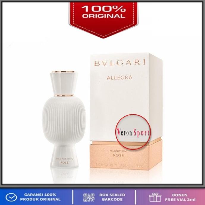 Bvlgari Allegra Magnifying Rose Edp 40Ml Original Full Set