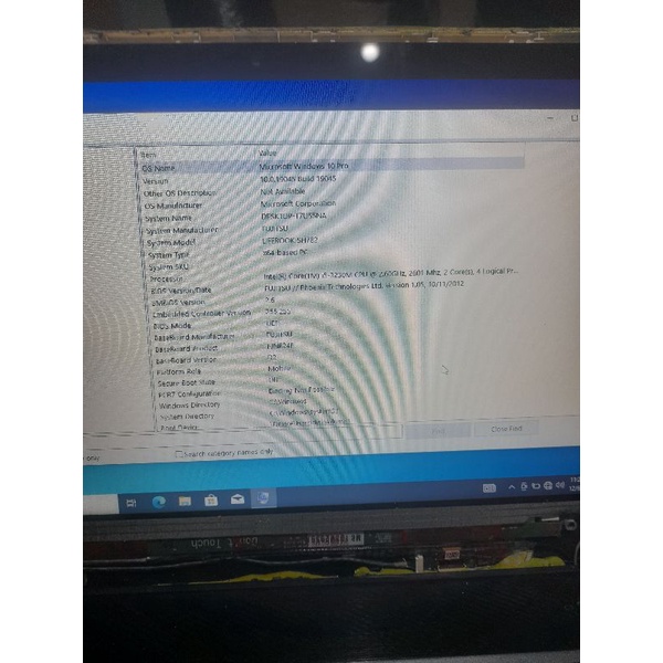 MAINBOARD LAPTOP FUJITSU LIFEBOOK SH782 CORE I5-3230M BEKAS NORMAL