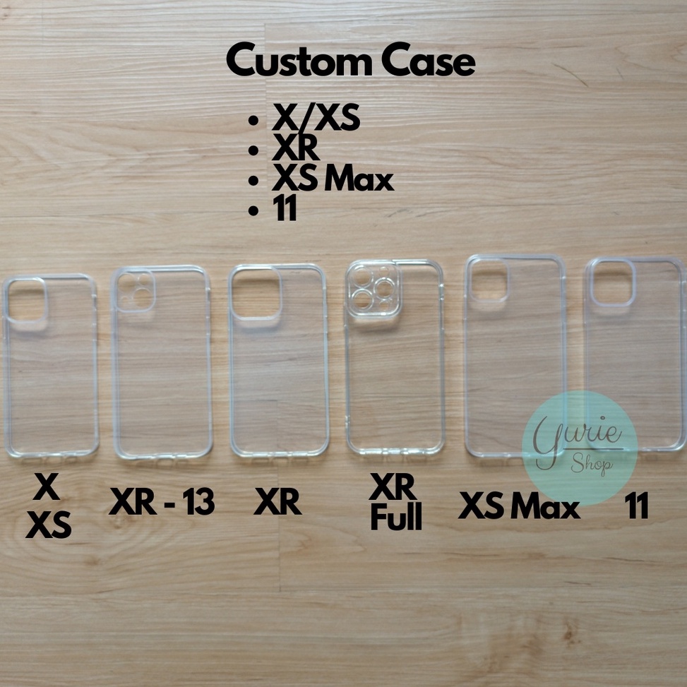 TERBAIK Silikon Custom Soft Case Housing Iphone X XR XS Max 11 to Series 12/13/14