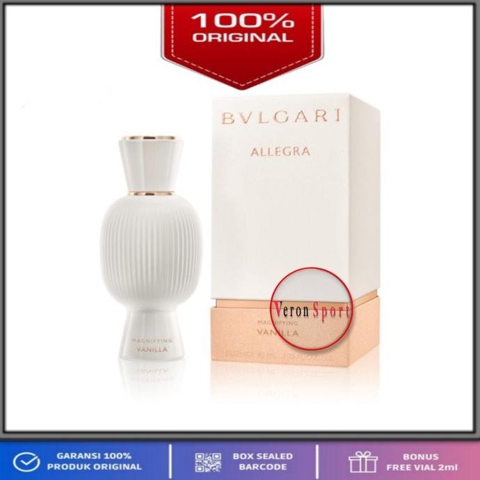Bvlgari Allegra Magnifying Vanilla Edp 40Ml Original Full Set