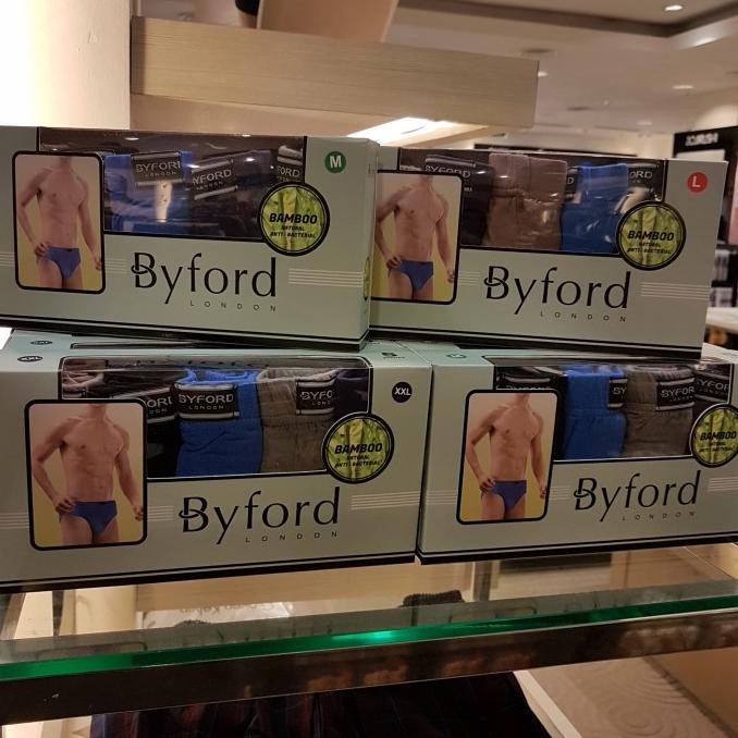 Byford Underwear men - Celana dalam pria isi 5 - Bamboo anti bacterial