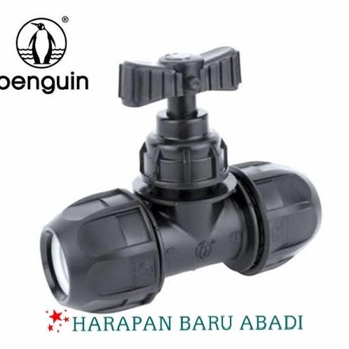 Stop Tap Hdpe 1" Inch (32Mm) / Ball Valve Hdpe / Stop Kran Hdpe