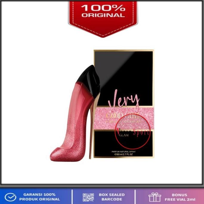 Carolina Herrera Very Good Girl Glam Edp 80 Ml Original Full Set