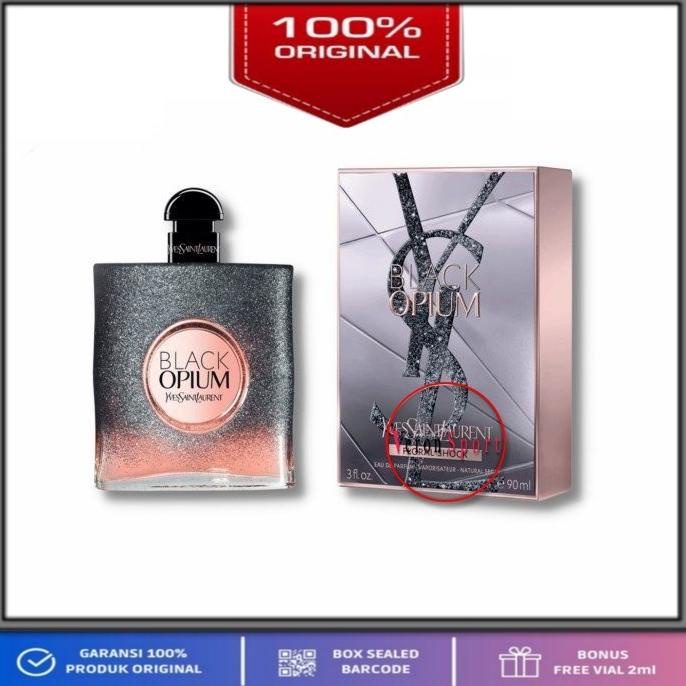 Parfum Ysl Black Opium Floral Shock Edp 90Ml Original Full Set