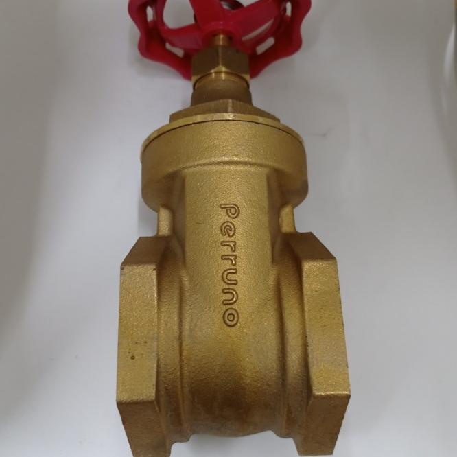 Gate Valve Brass Perruno 2.5 Inch