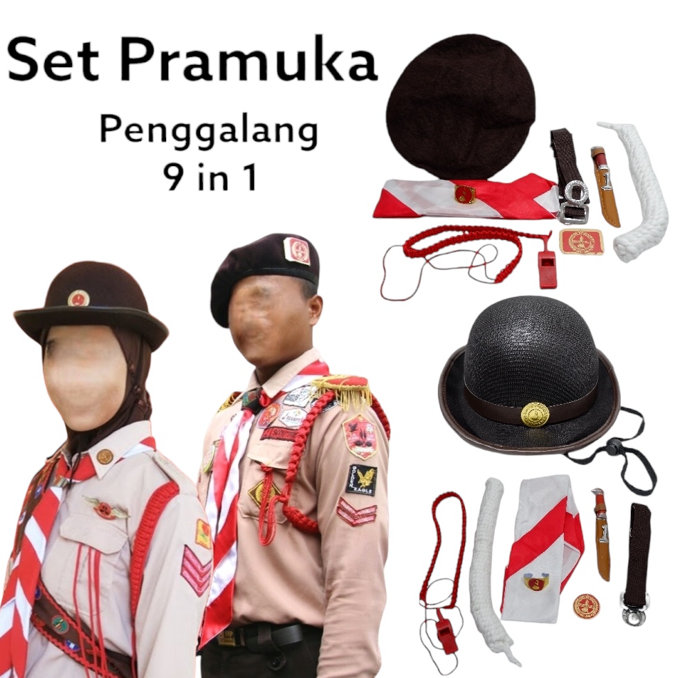 

Terbaru Perlengkapan Pramuka Satu 1 Set Lengkap Siswa Siswi Putra Putri Penggalang SD SMP Cowok Cewek IEP