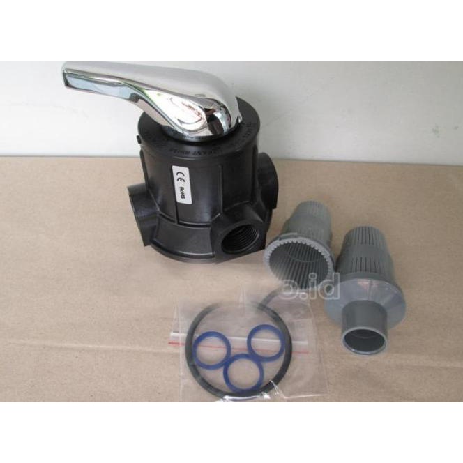 Frp Head Three Way Valve | Kepala Tabung Frp 3 Way Valve / Kepala 3Way