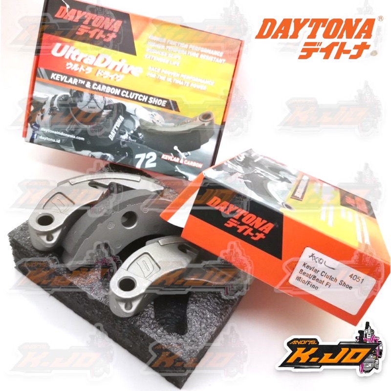 Kampas Ganda Daytona 4636 Mio J Mio GT 115 Soul GT 115 Xride 115 Fino 115 Old Karbon Kopling Kevlar