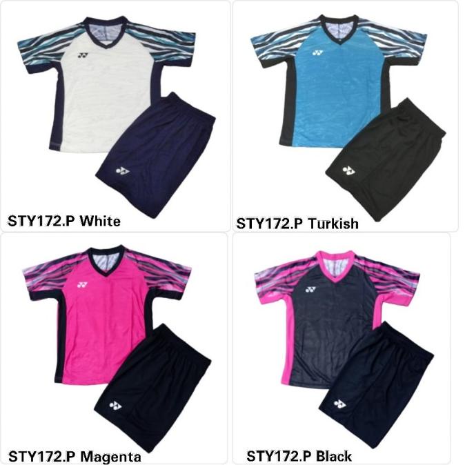 Setelan Anak Badminton Bulutangkis Malaysia Open Fajar Rian Baju Anak