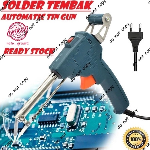 Solder Tembak Listrik Timah Otomatis 60 Watt Iron Automatic 60W Solder Timah Otomatis Tembakan [KODE