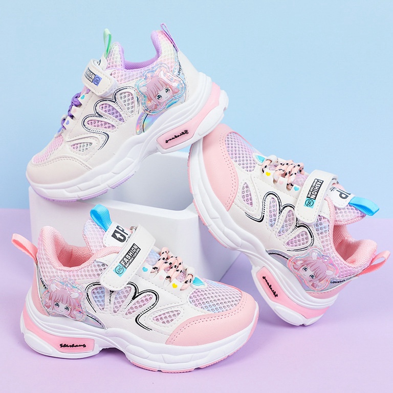 Big Sale Guezealas Sepatu Sneakers Anak Perempuan Mollyca 520 Sport Import