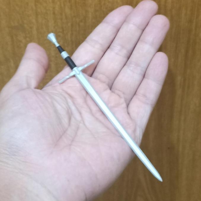 THE WITCHER STEEL SWORD UNTUK ACTION FIGURE 7 INCH MC FARLANE RESIN